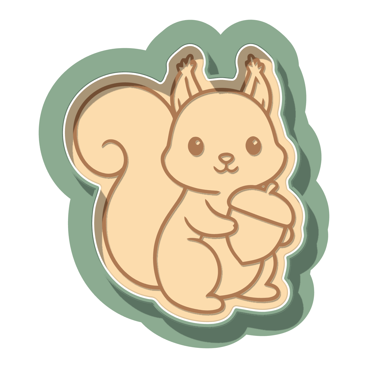 squirrel · Cutter + Stamp