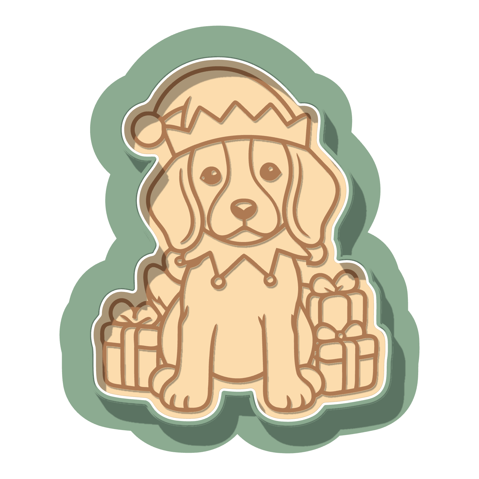 Beagle Elf · Cutter + Stamp