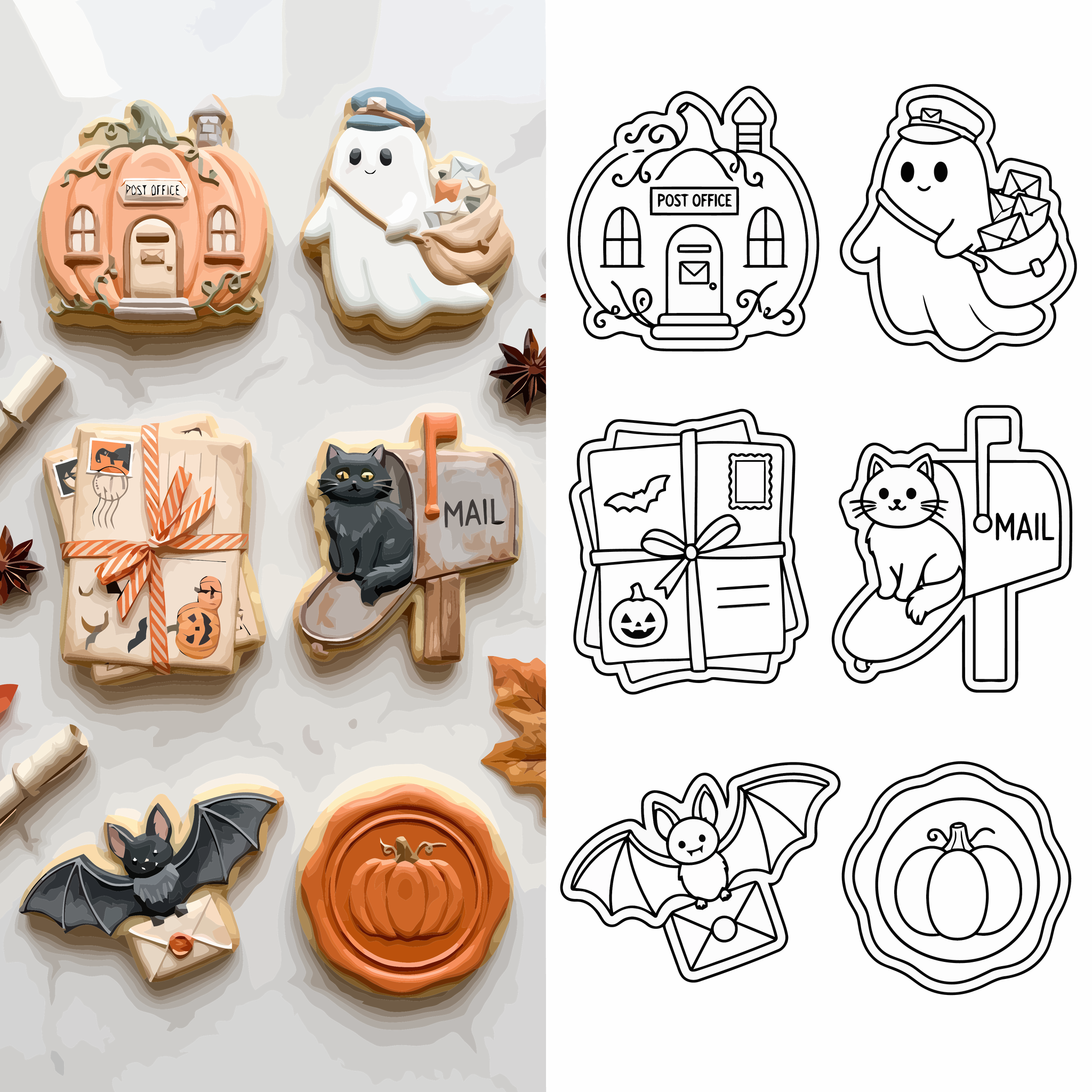 Halloween-Post-Office-Cookies-and-Simplified-Line-Art-Square