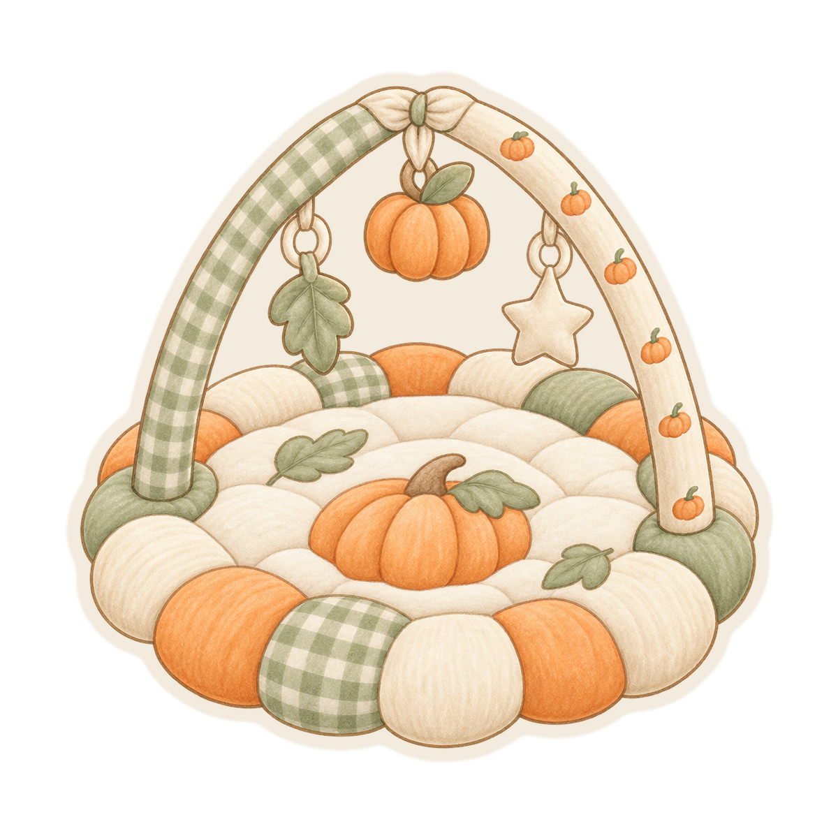 Pumpkin Baby Play Mat
