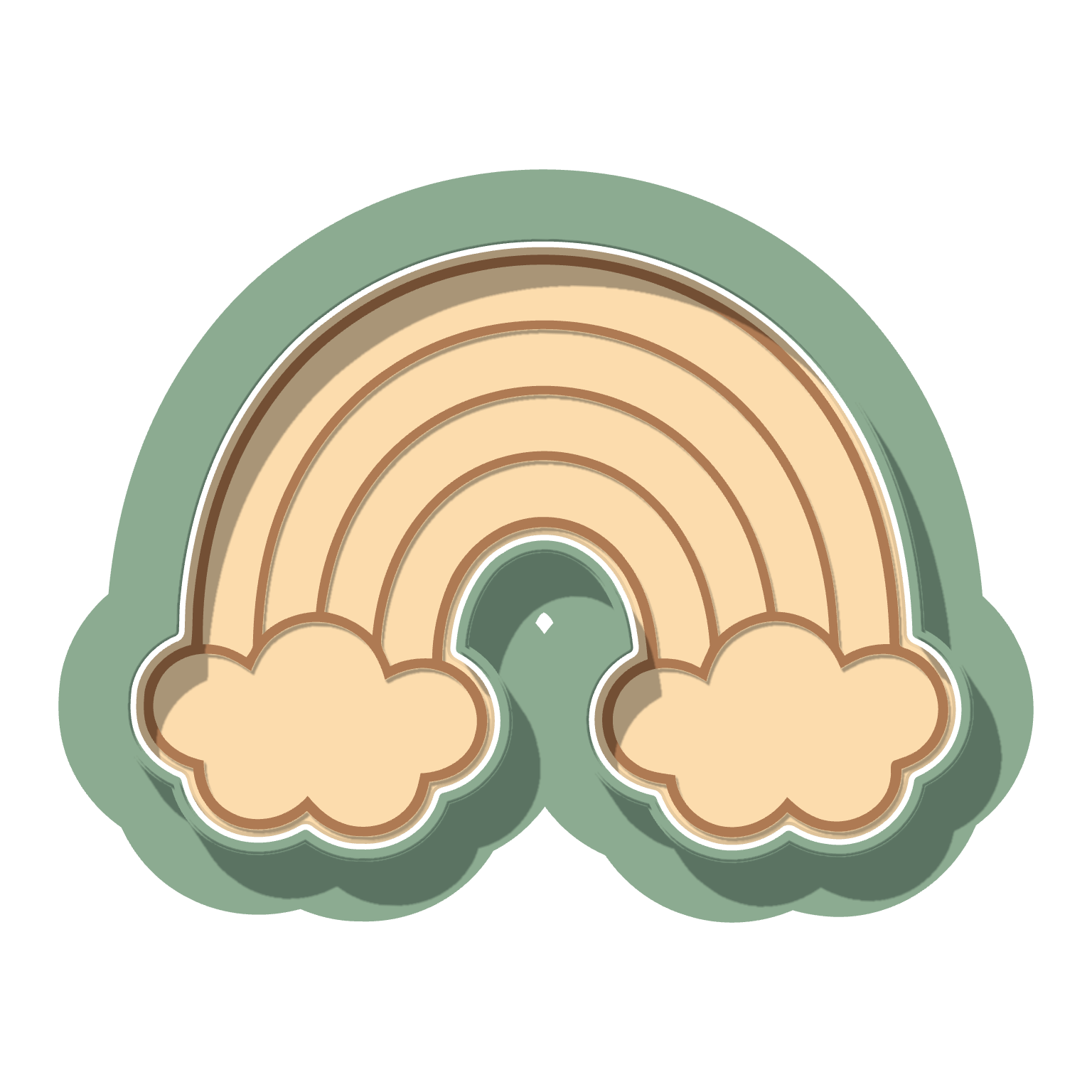 Rainbow · Cutter + Stamp