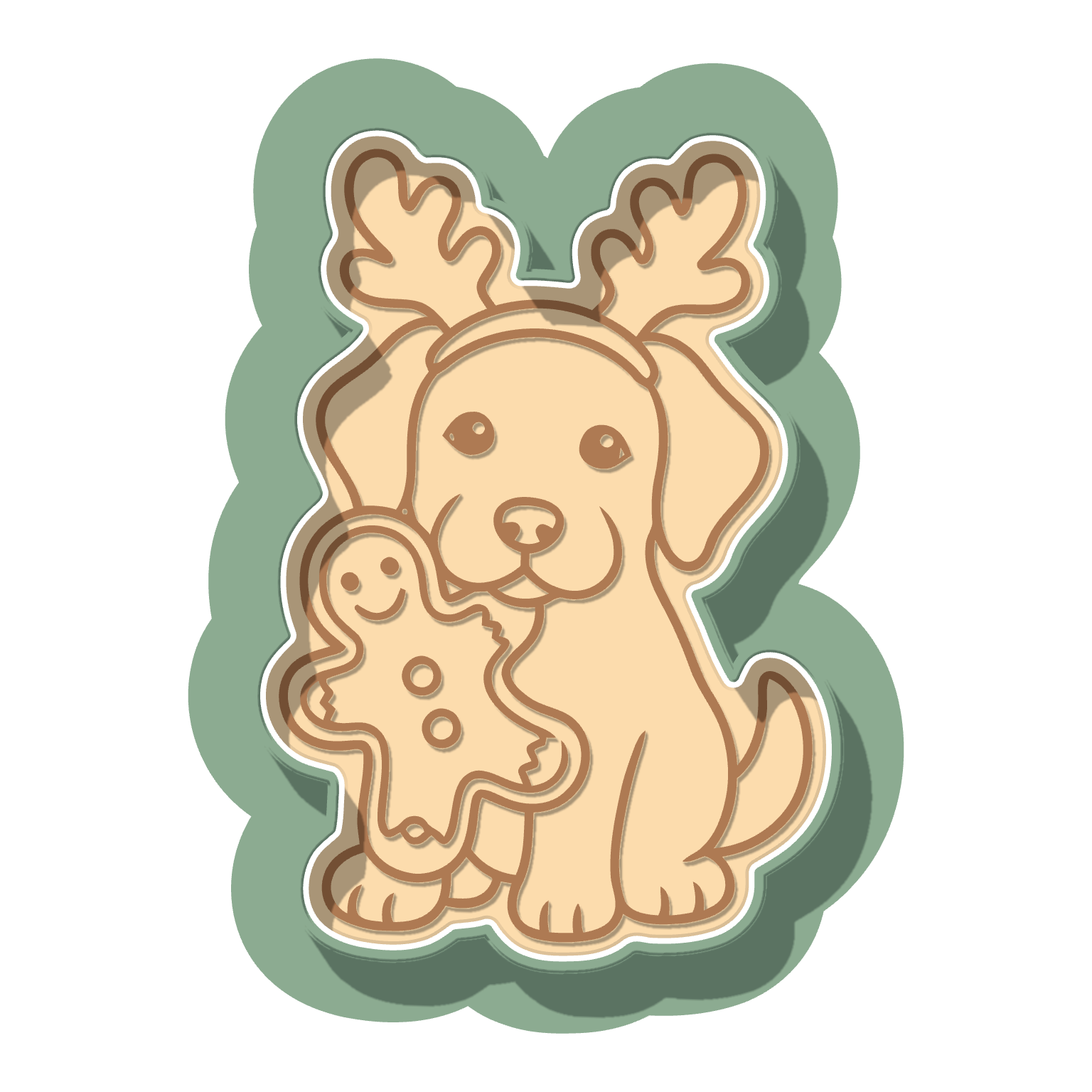 Lab Reindeer · Cutter + Stamp