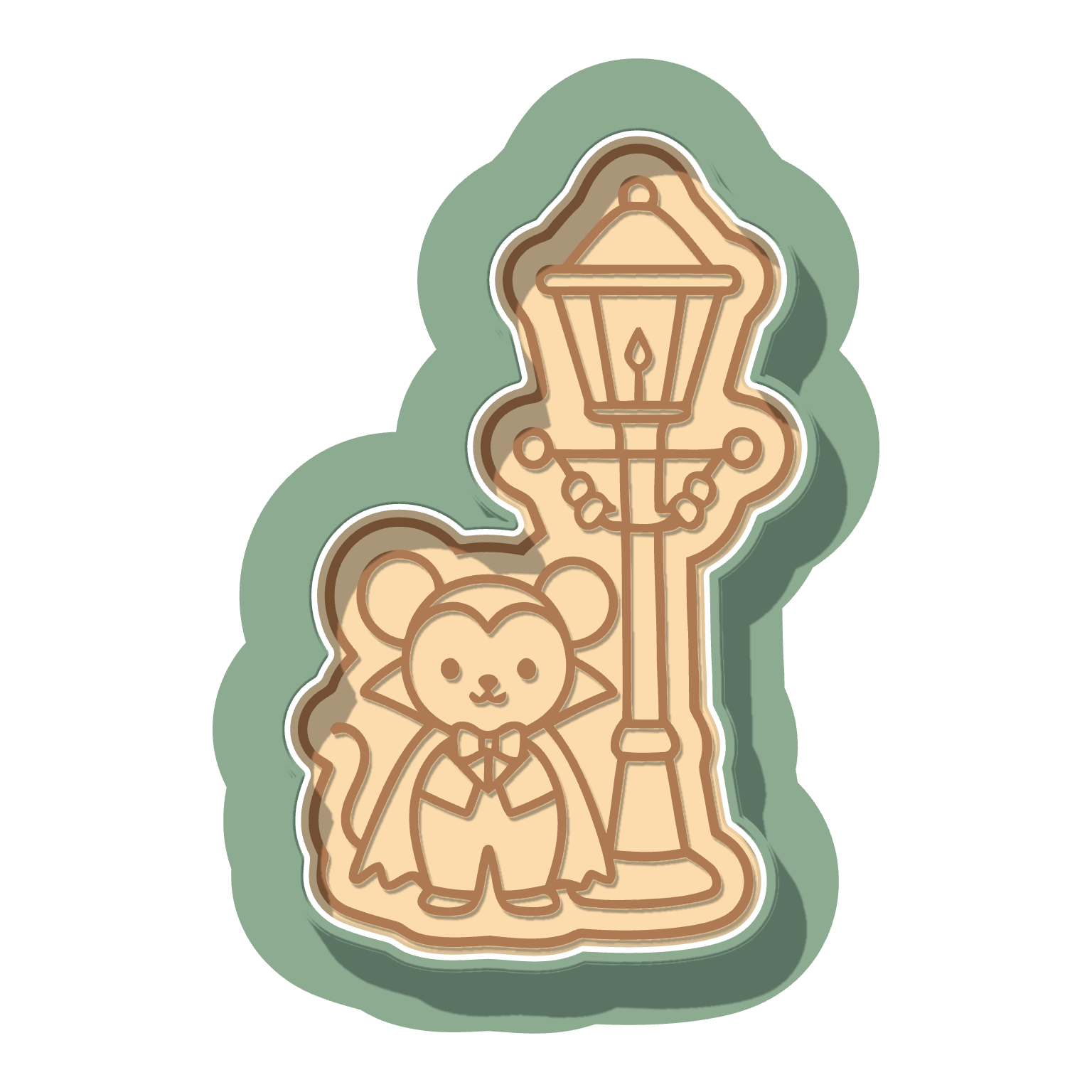 Lamp Post & Vamp Mouse · Cutter + Stamp