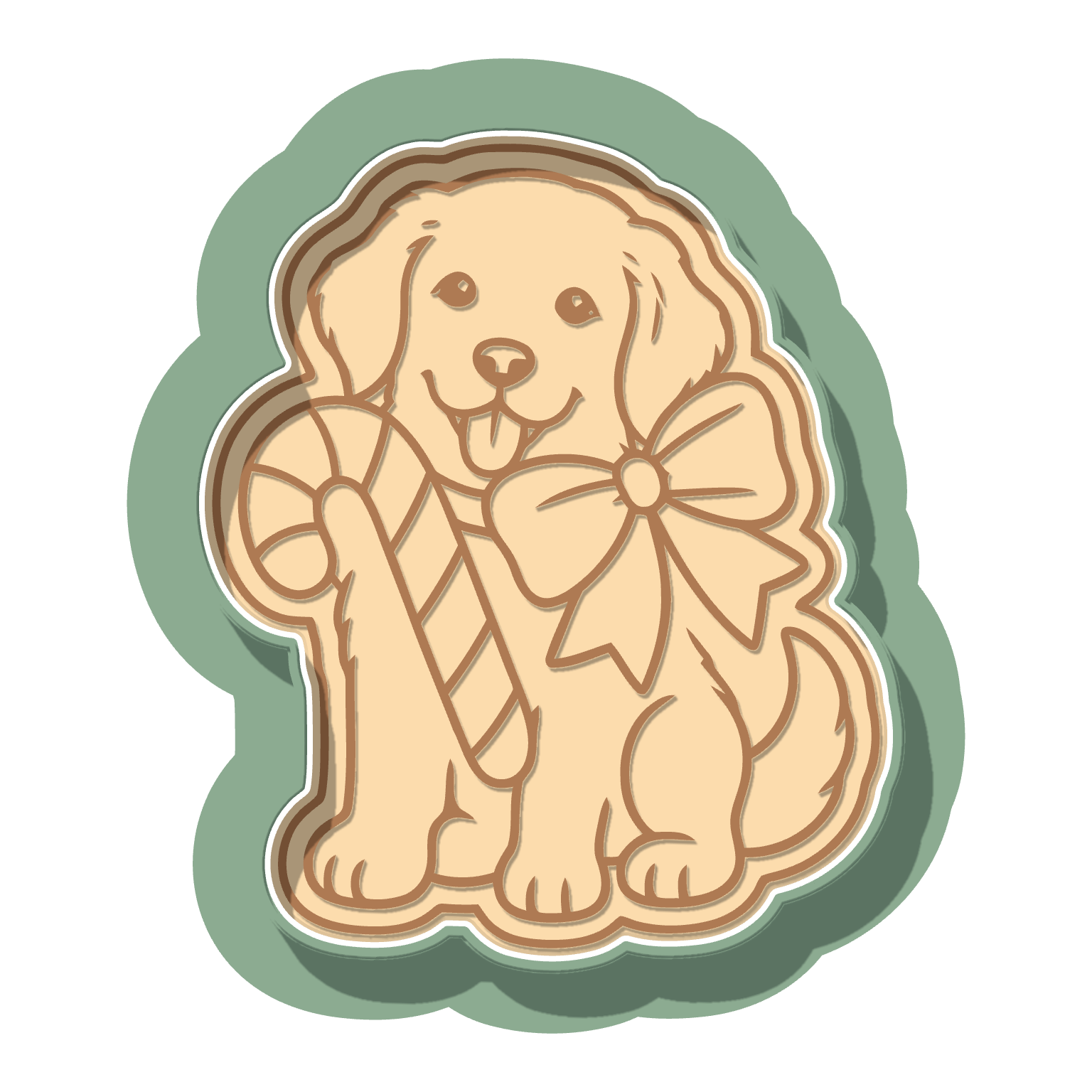 Golden Retriever · Cutter + Stamp