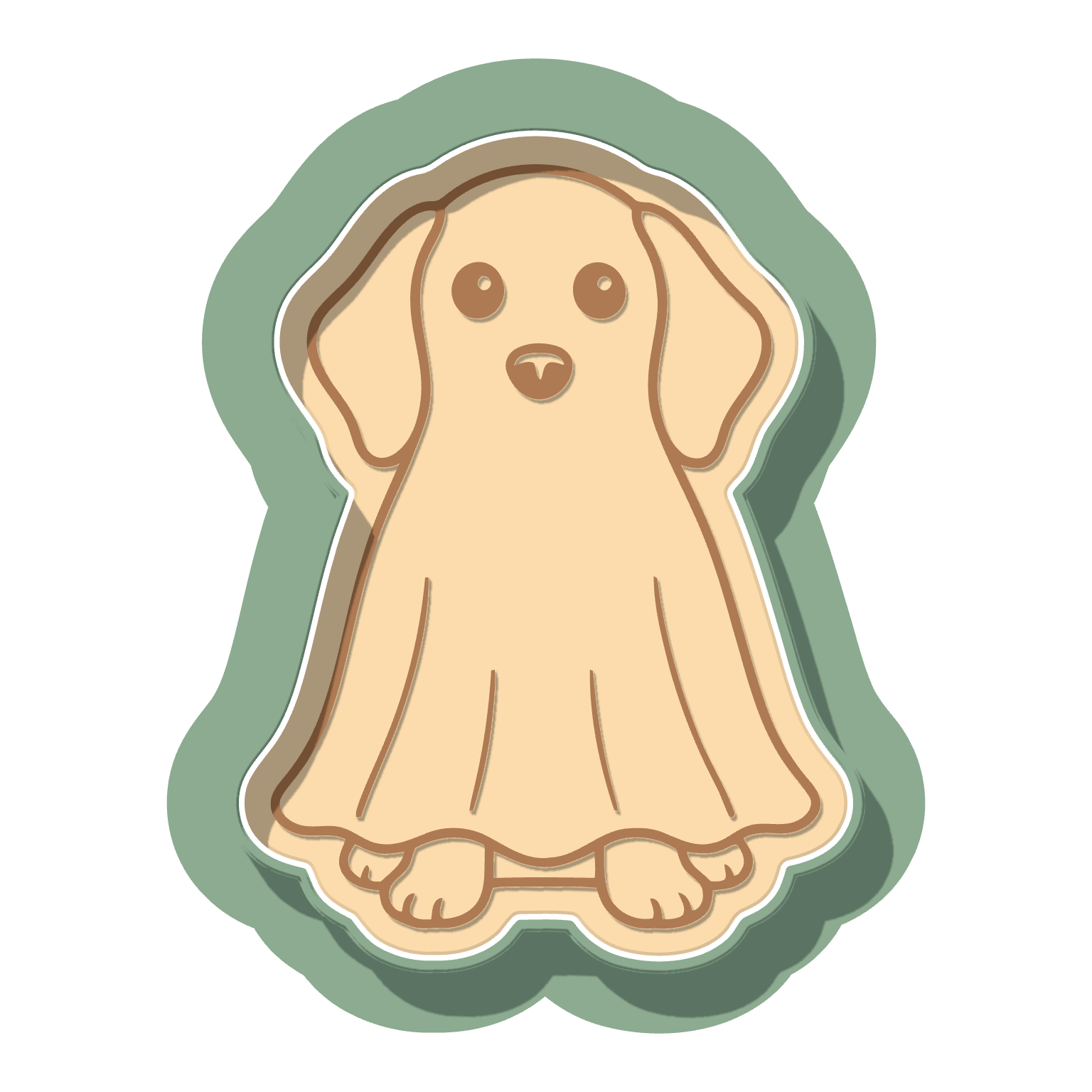 Ghost dog · Cutter + Stamp