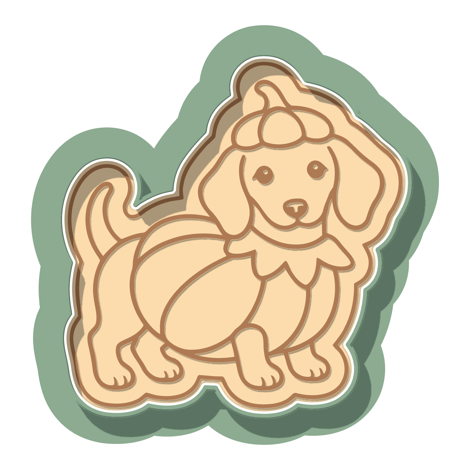 Pumpkin Dog · Cutter + Stamp