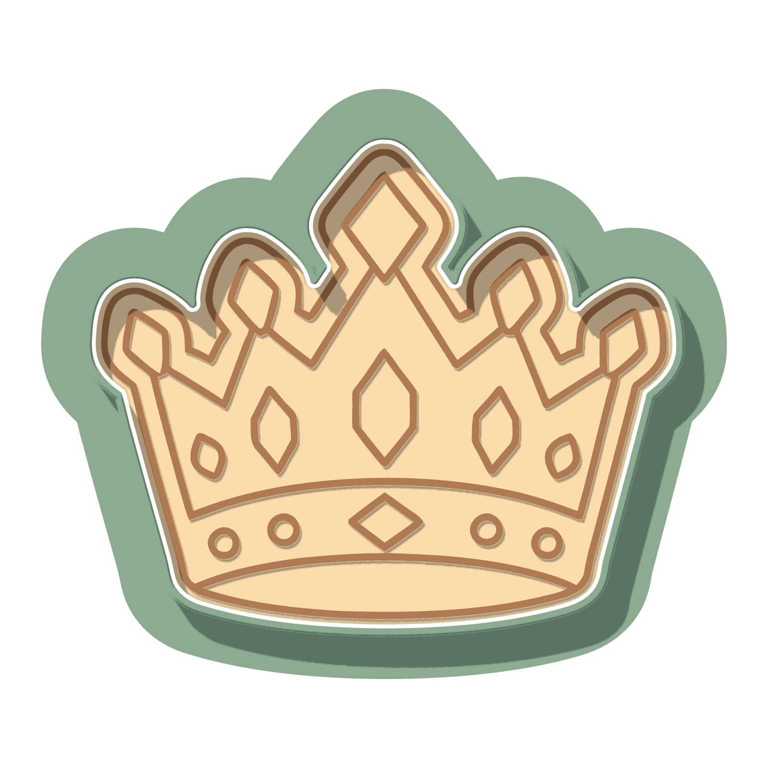 Crown · Cutter + Stamp