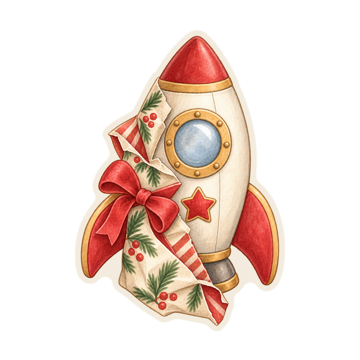 Christmas Rocket Toy