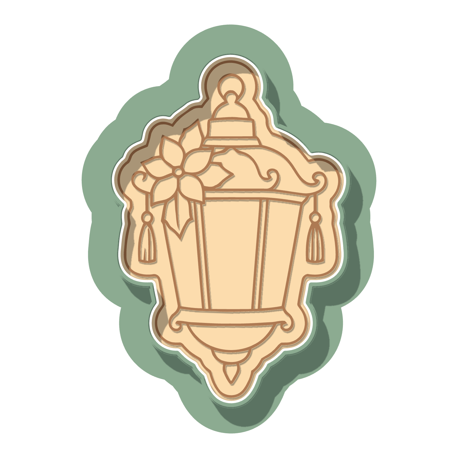 Ornate Lantern · Cutter + Stamp