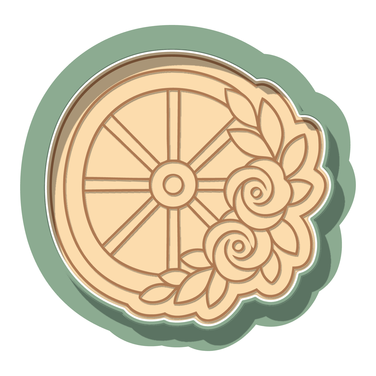 Wagon Wheel · Cutter + Stamp
