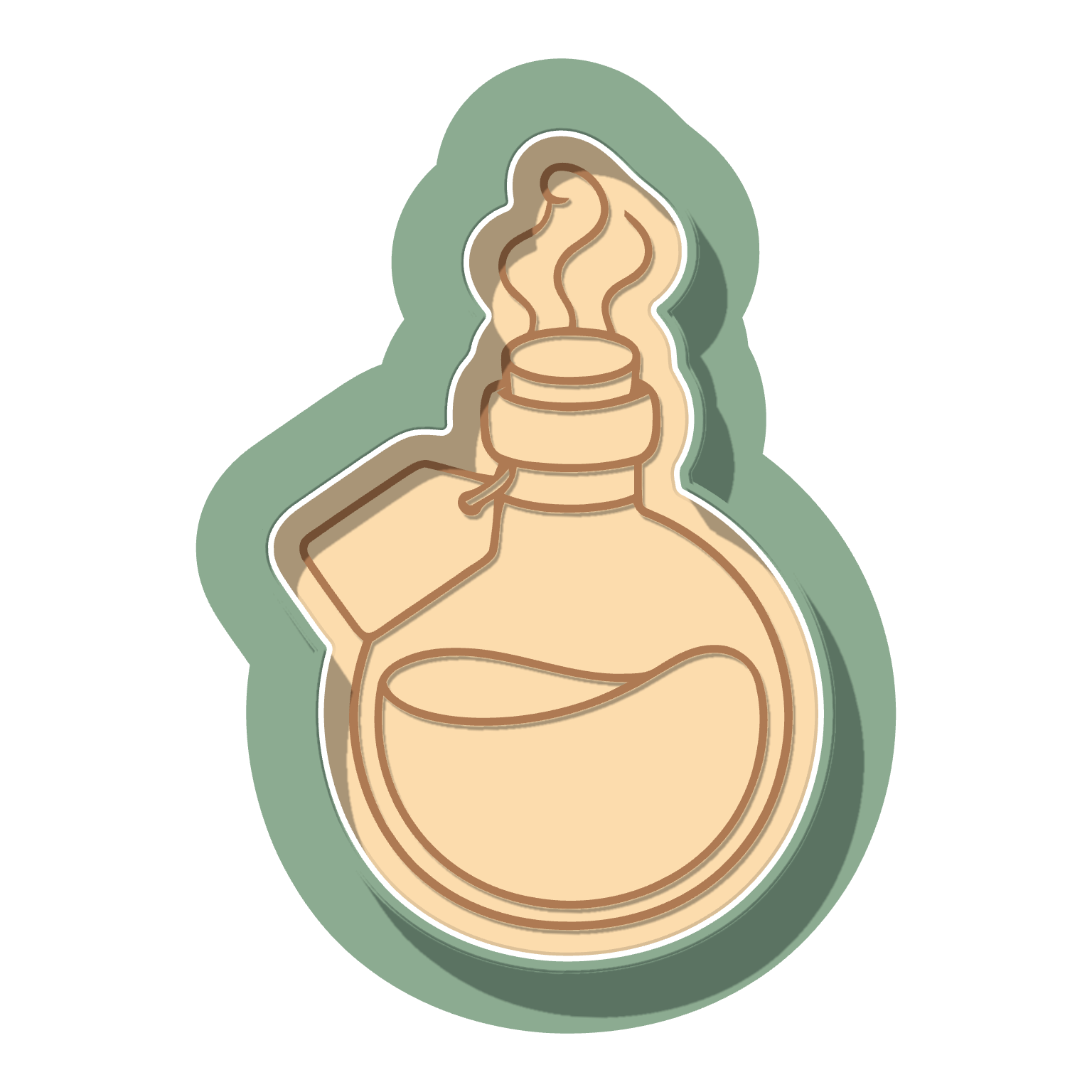Potion Bottle · Cutter + Stamp