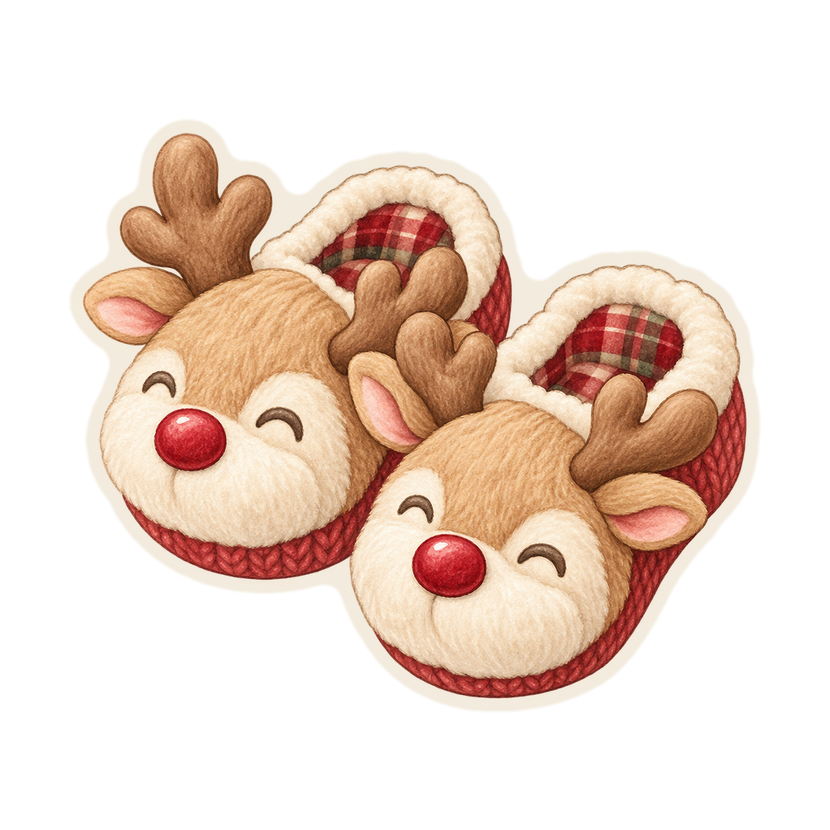 Reindeer Slippers