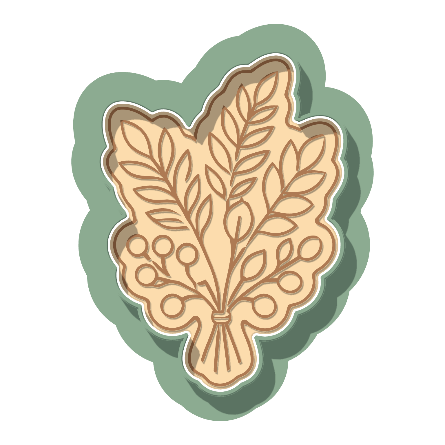 Fern&Berries · Cutter + Stamp