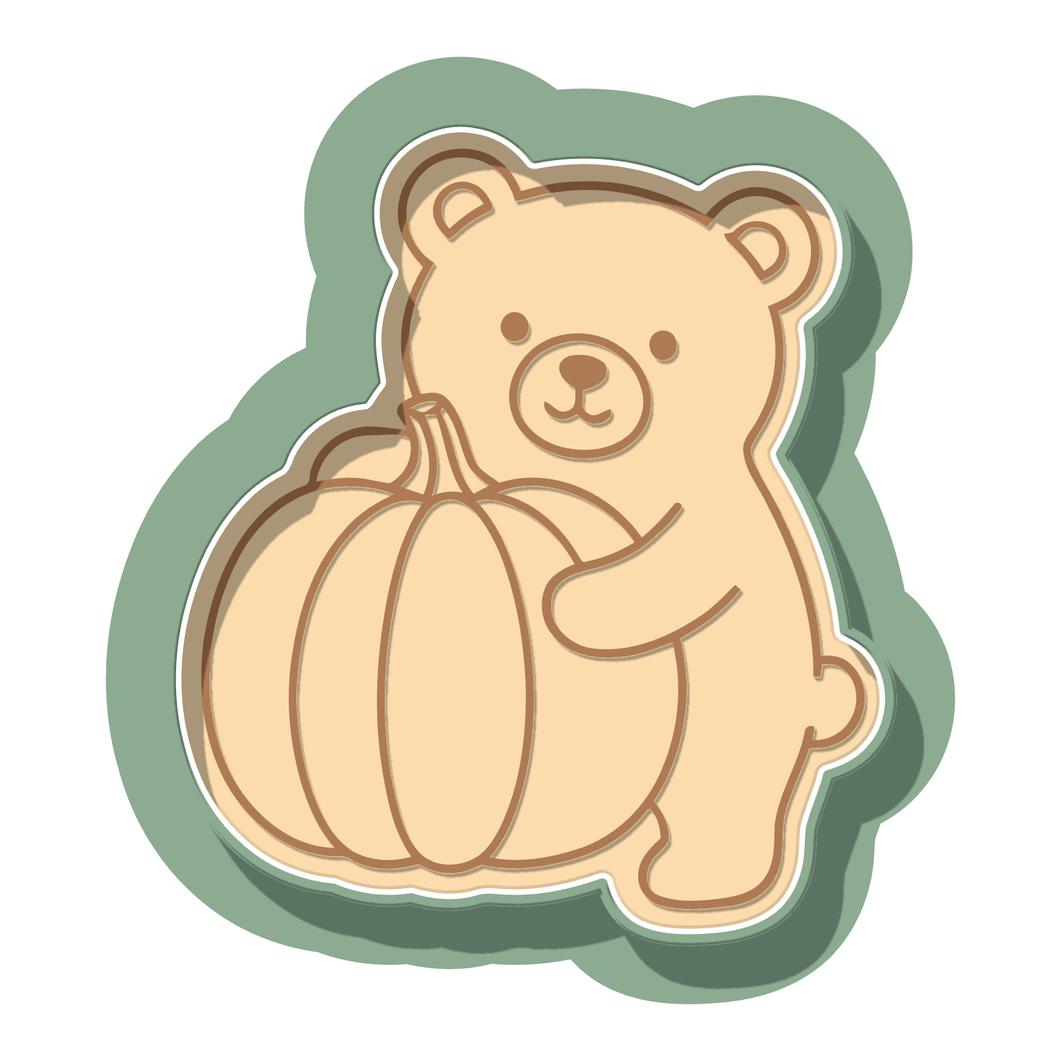 Bear Pumpkin · Cutter + Stamp