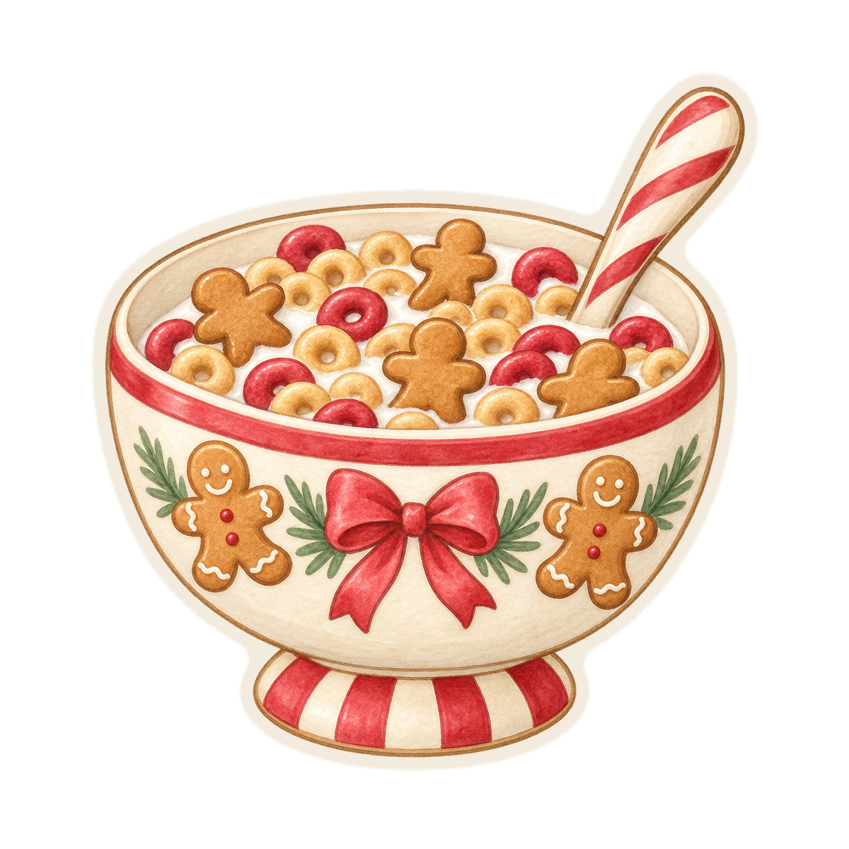Gingerbread Cereal Bowl