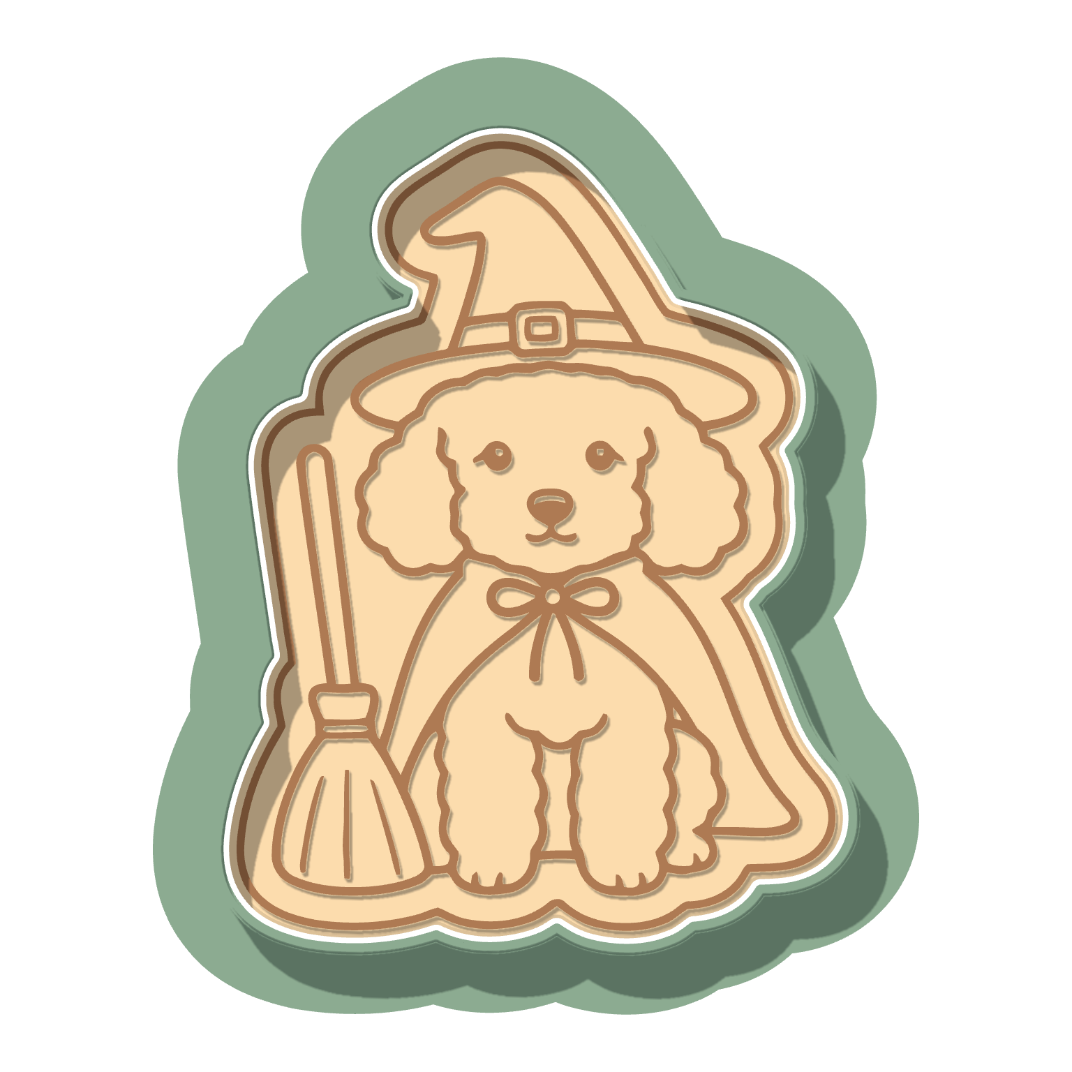 Witch Dog · Cutter + Stamp