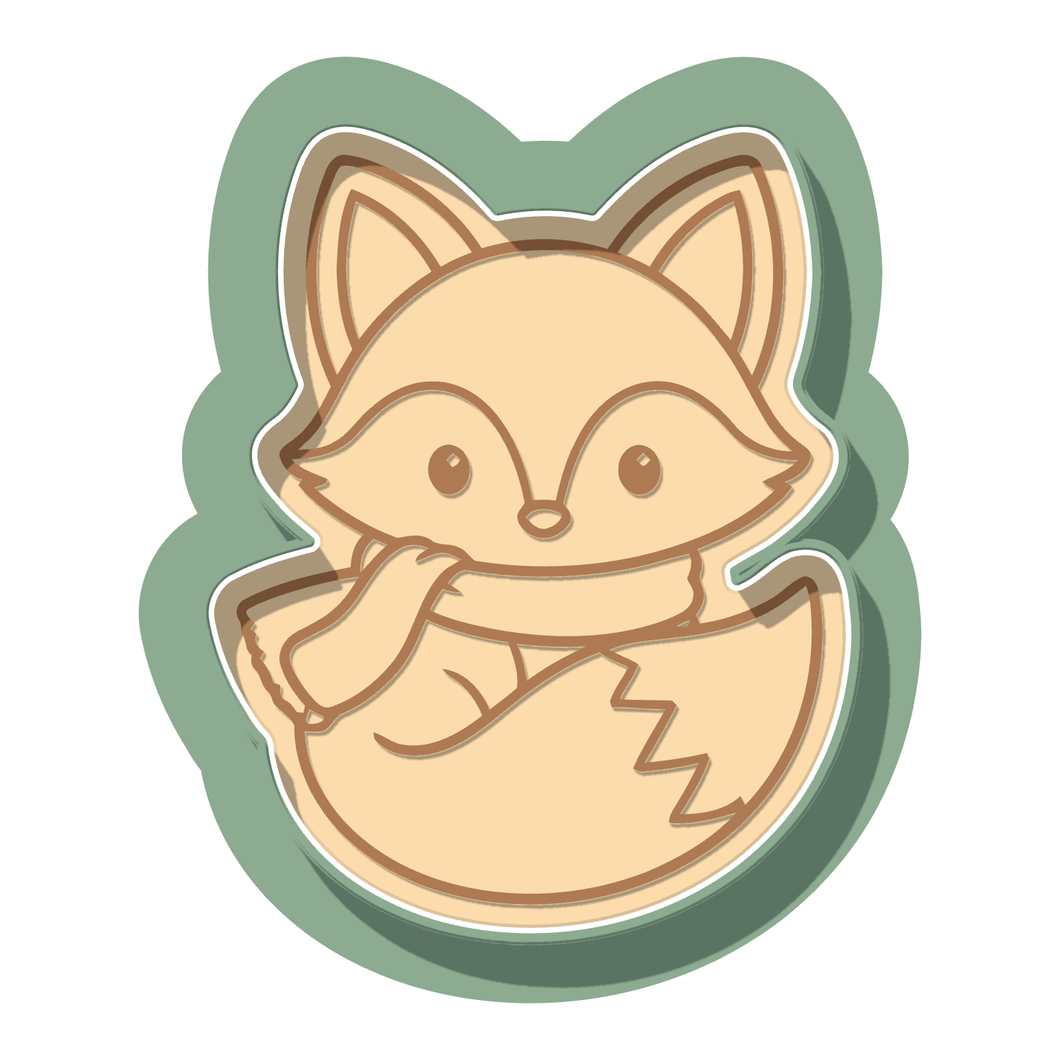 fox · Cutter + Stamp