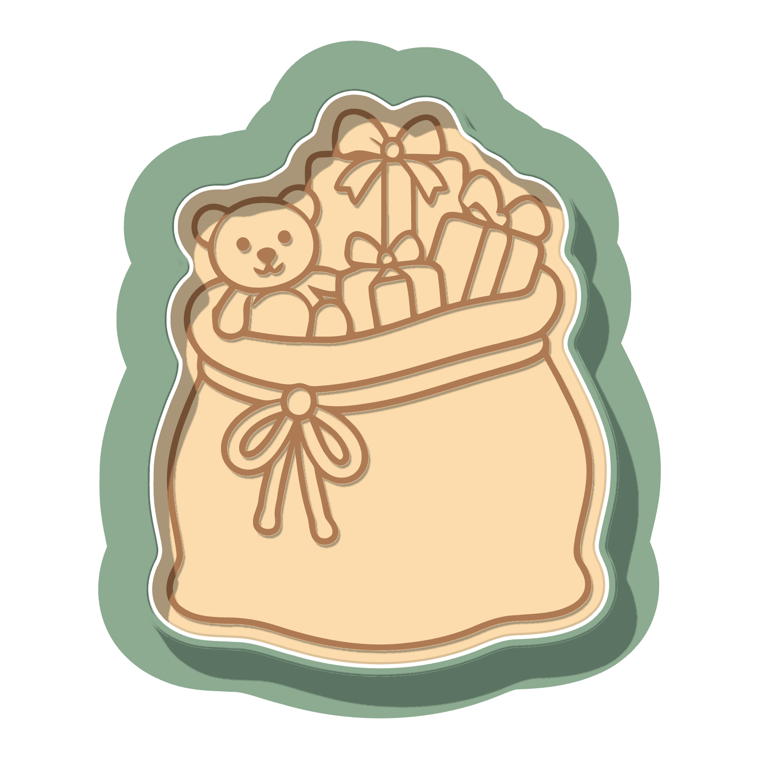 Present Sack · Cutter + Stamp