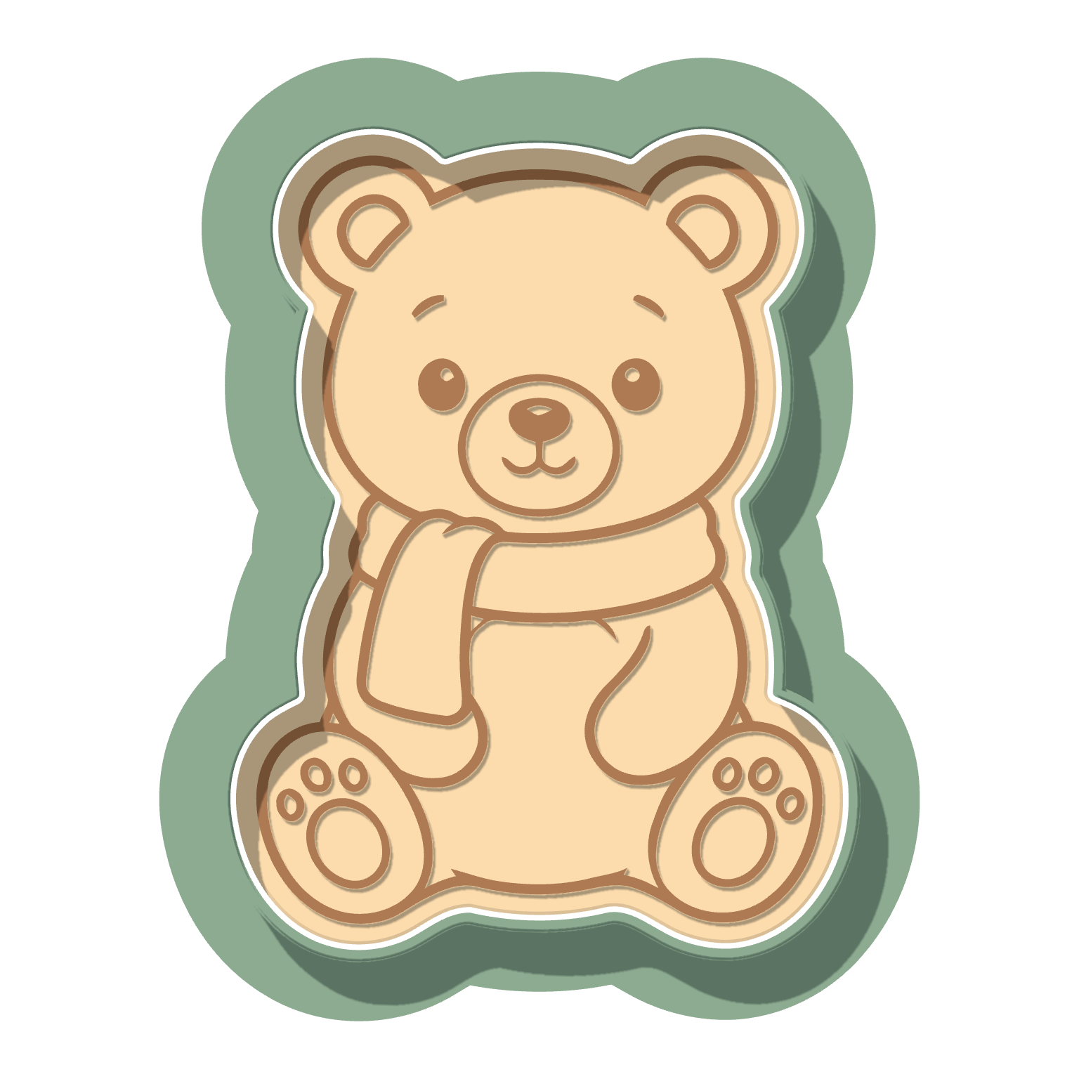 bear · Cutter + Stamp