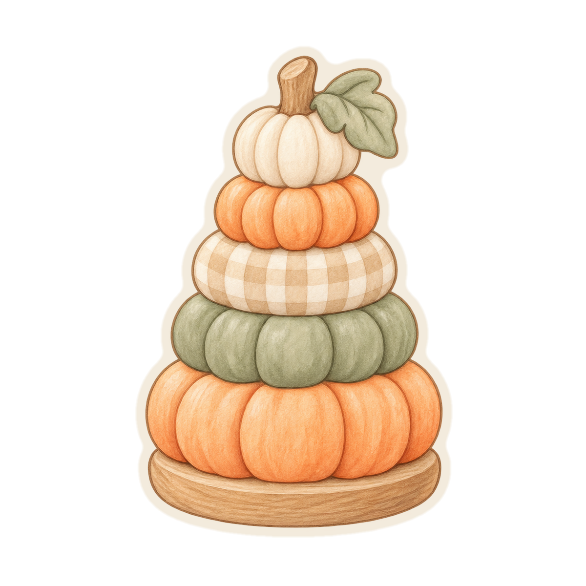 Pumpkin Stacking Toy