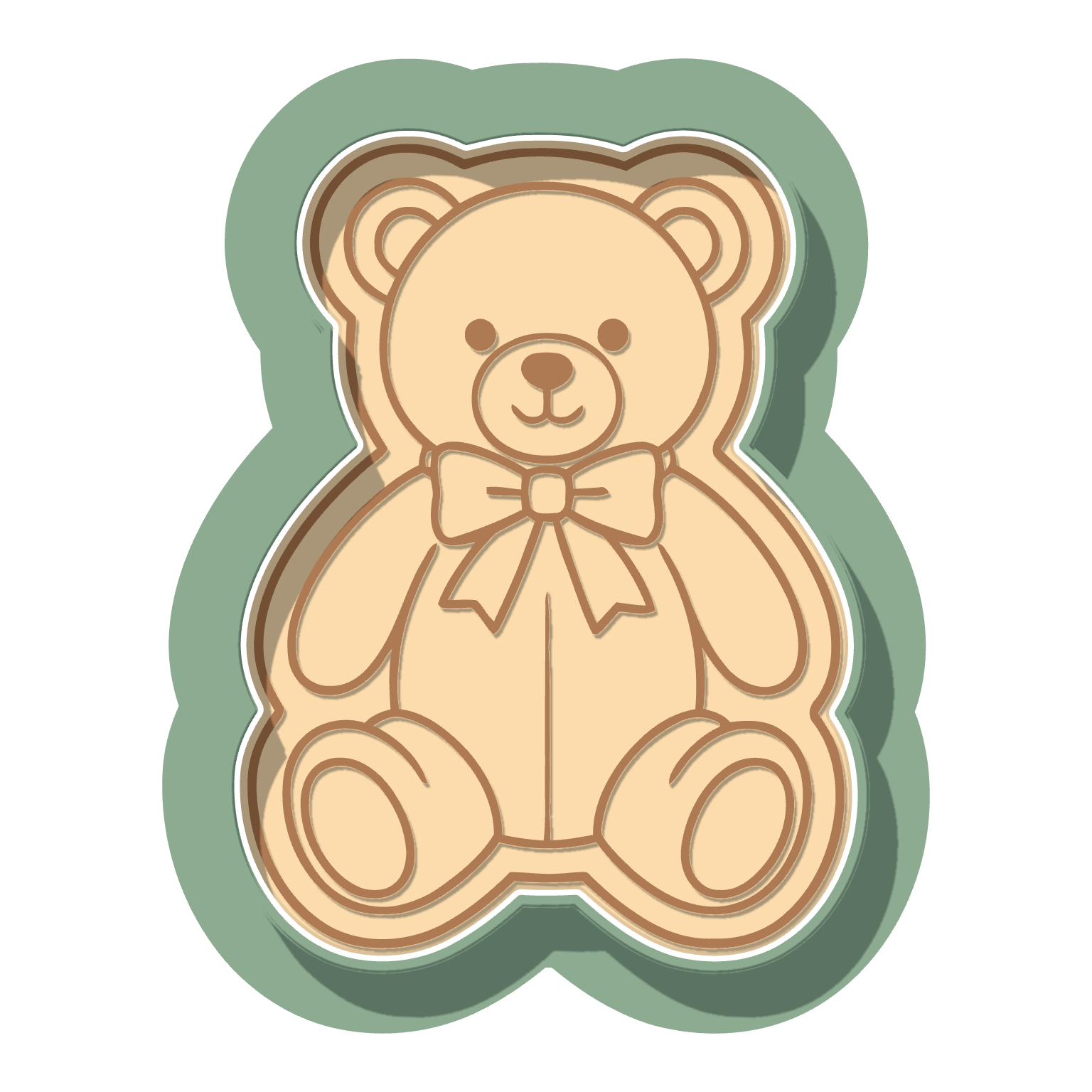 Teddy Bear · Cutter + Stamp
