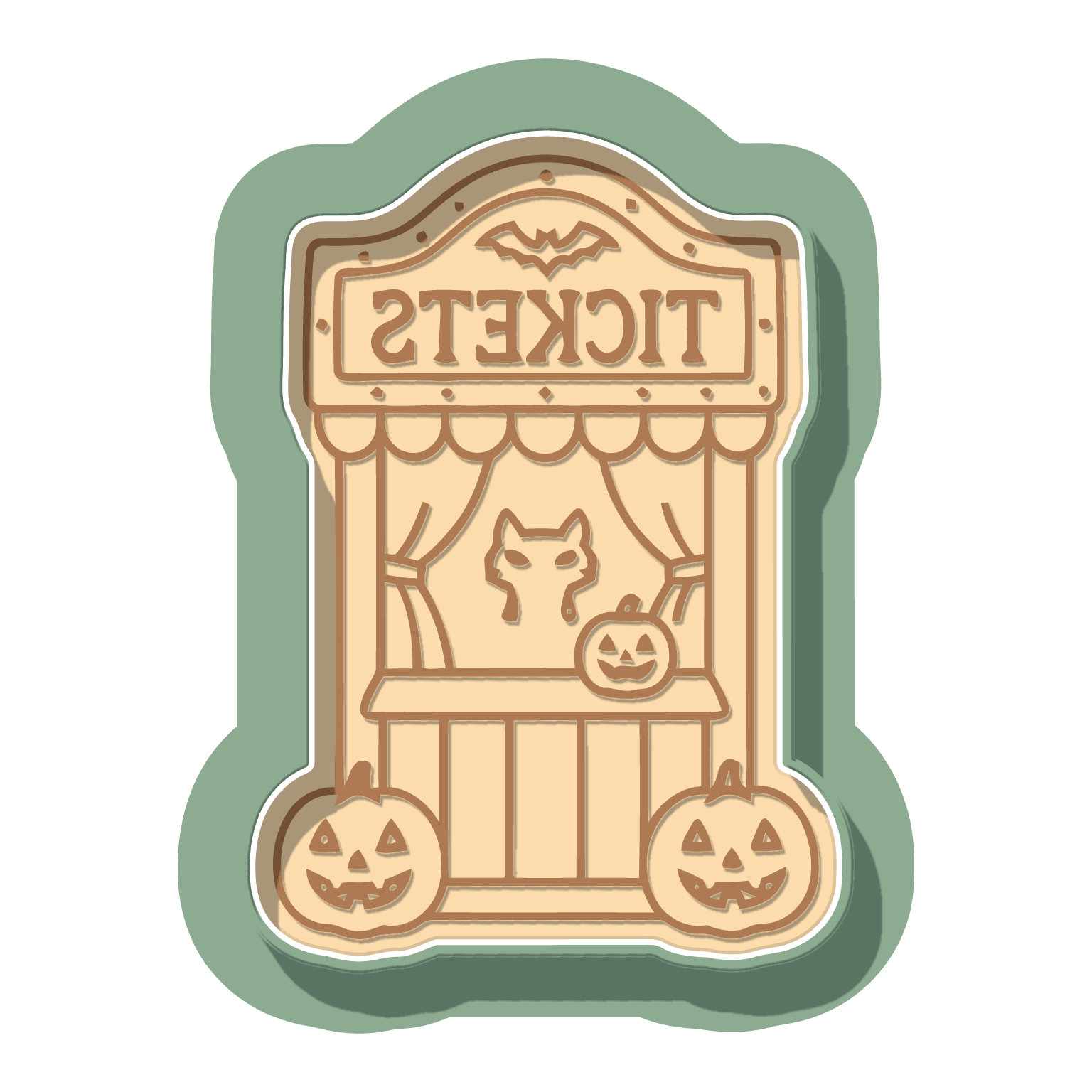 Ticket Booth · Cutter + Stamp