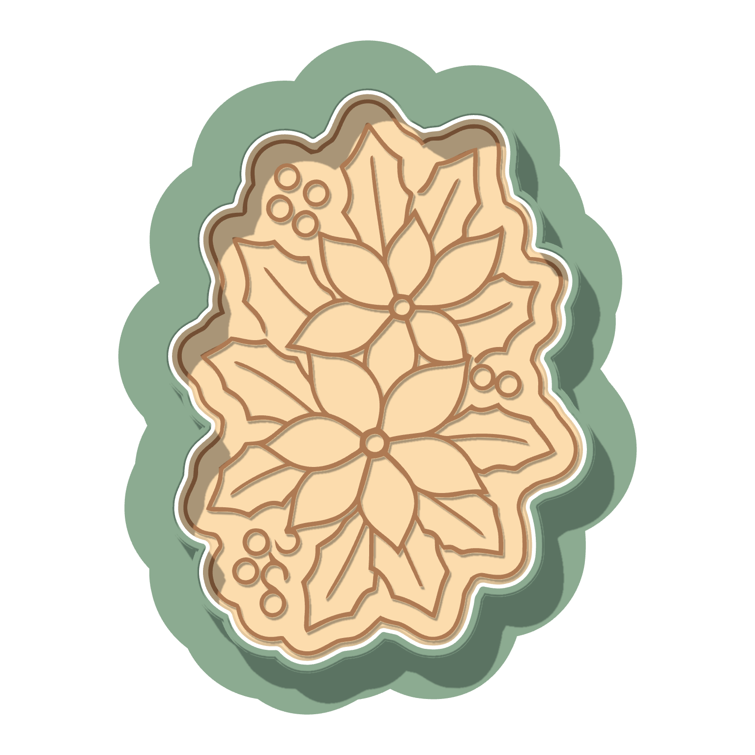 Winter Floral · Cutter + Stamp