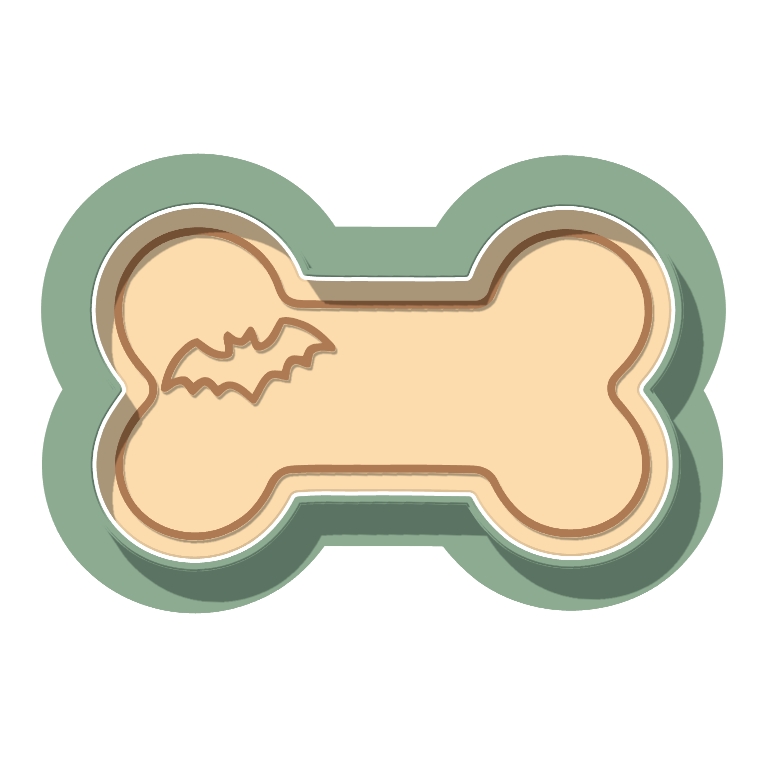 Dog Bone Bat · Cutter + Stamp
