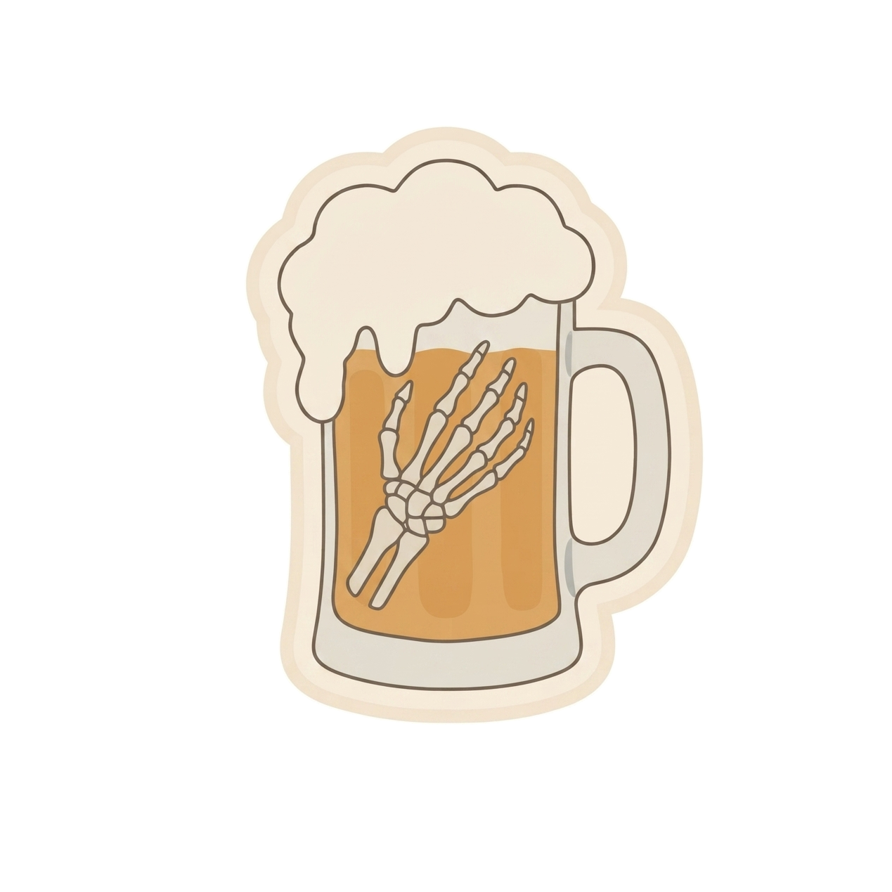 Skeleton Arm Mug