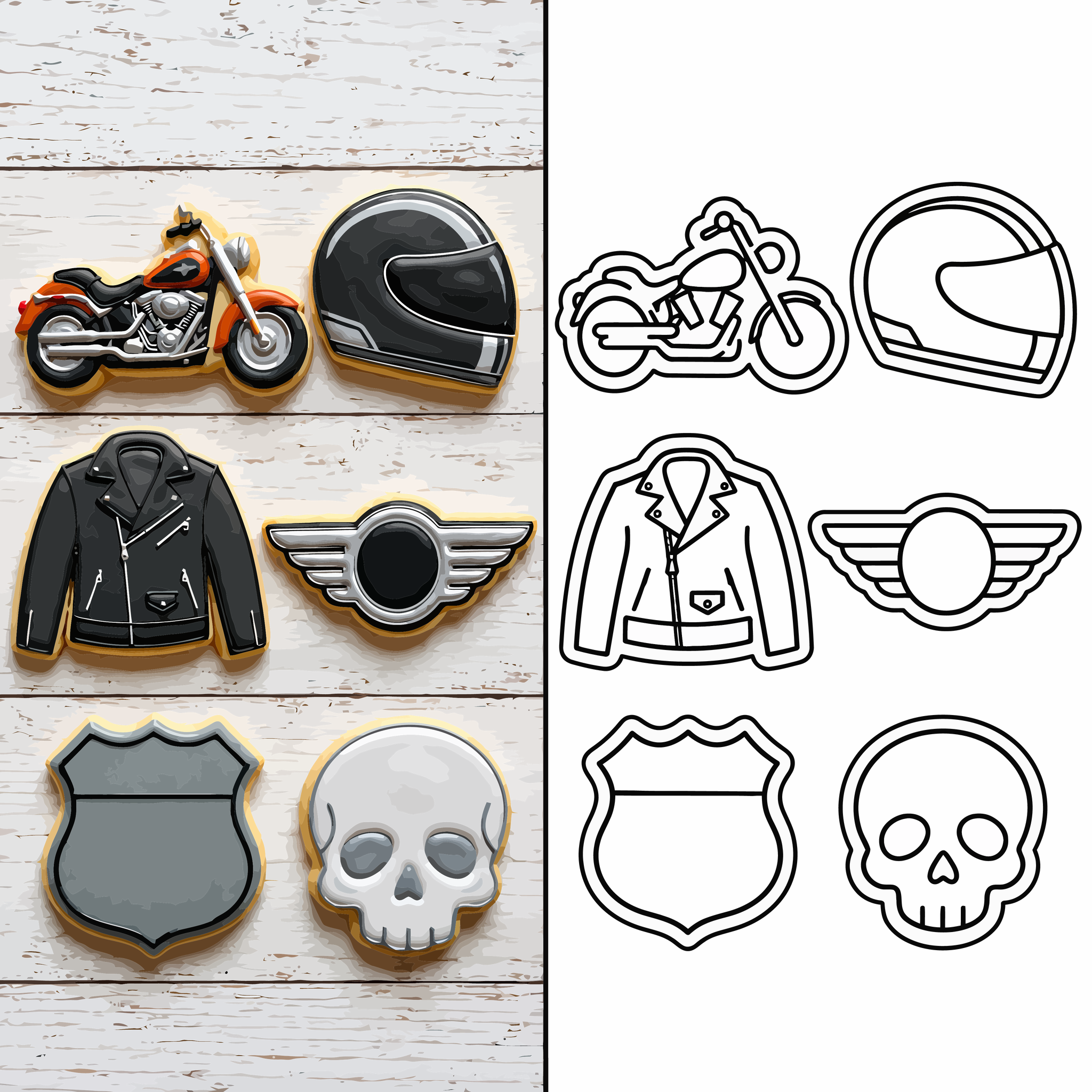 Motorcycle-Biker-Cookies-and-Simplified-Line-Art-Square-1x1