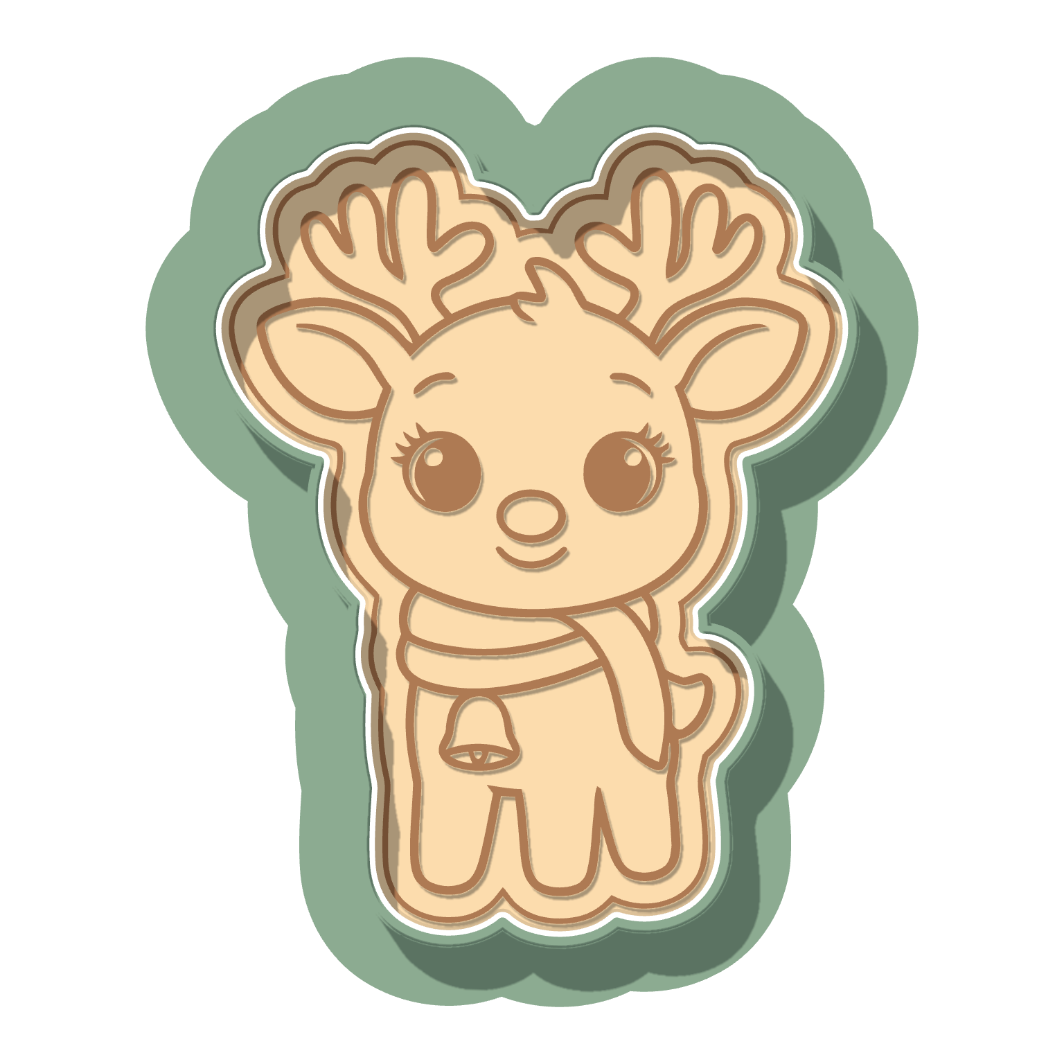 reindeer · Cutter + Stamp