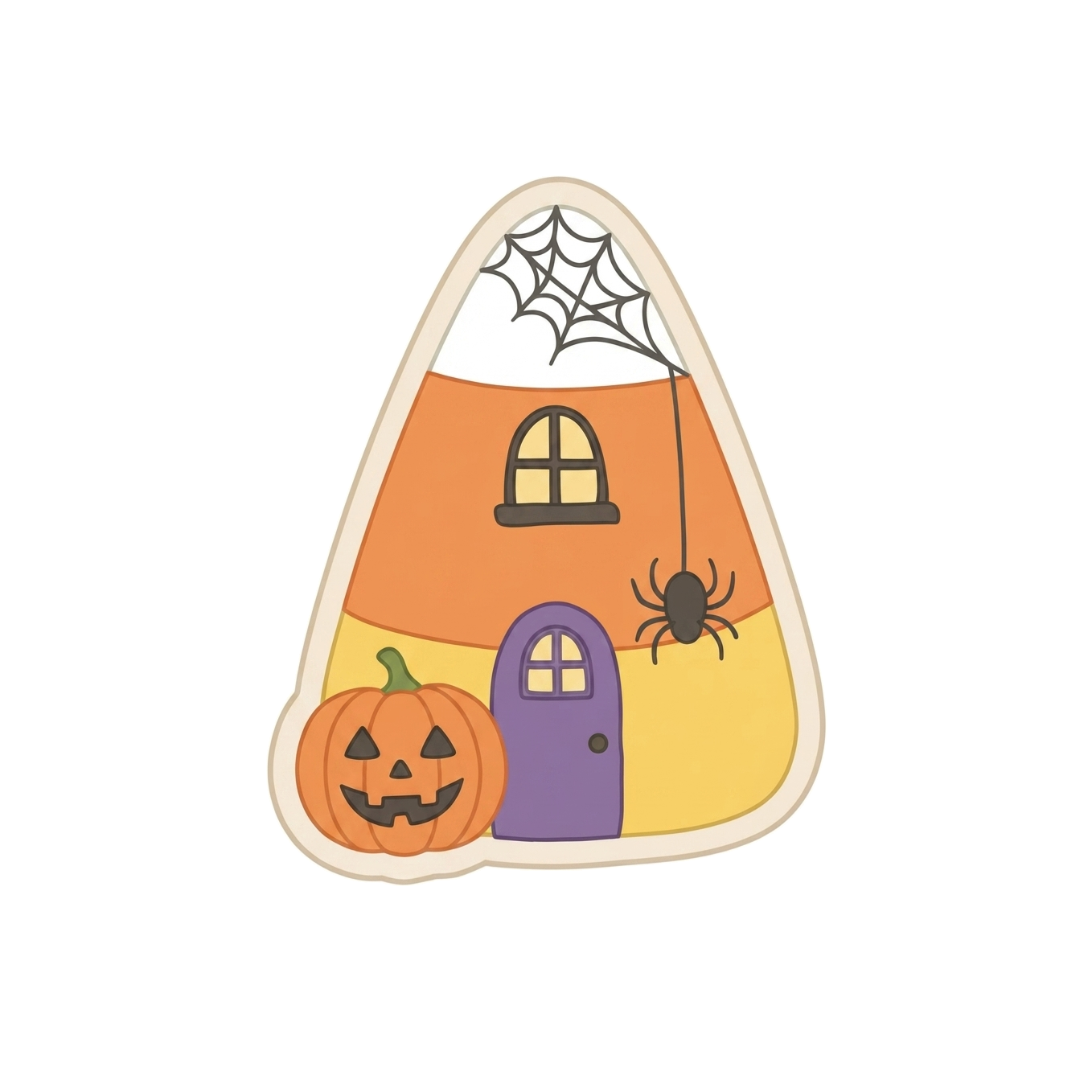 Candy Corn Haunted House