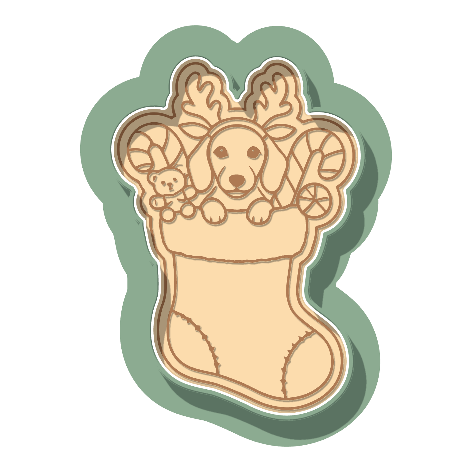 Stocking Doxi · Cutter + Stamp
