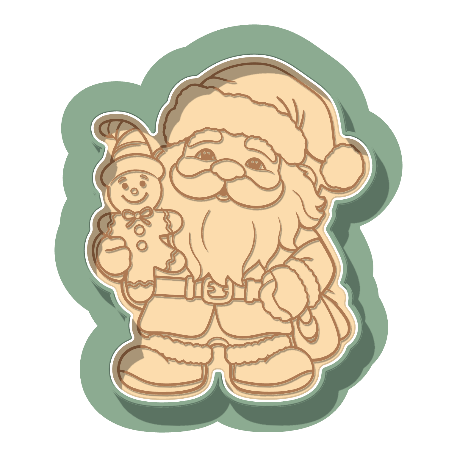 Santa Gnome · Cutter + Stamp
