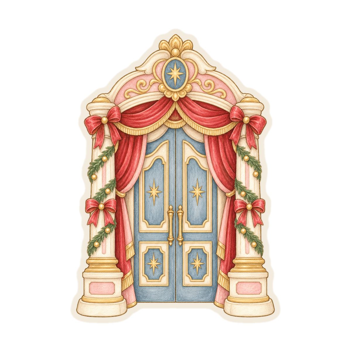 Christmas Theatre Palace Door