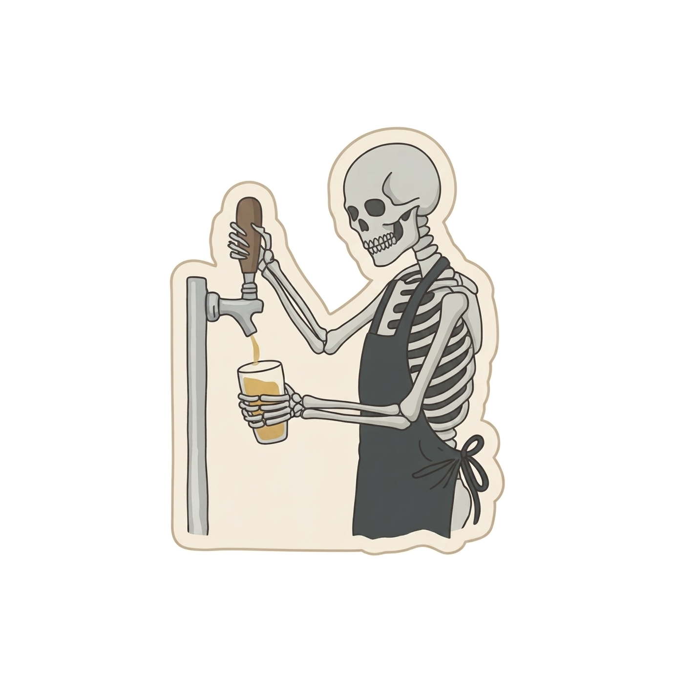 Skeleton Bartender