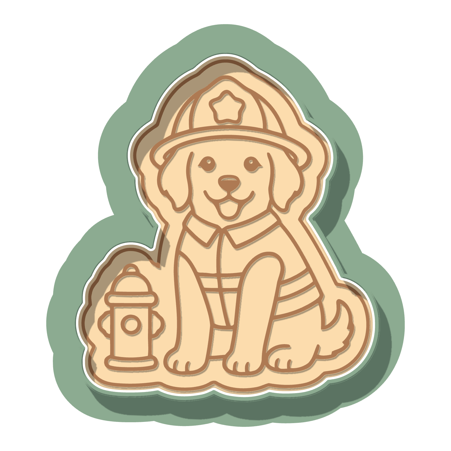 Fire Dog · Cutter + Stamp