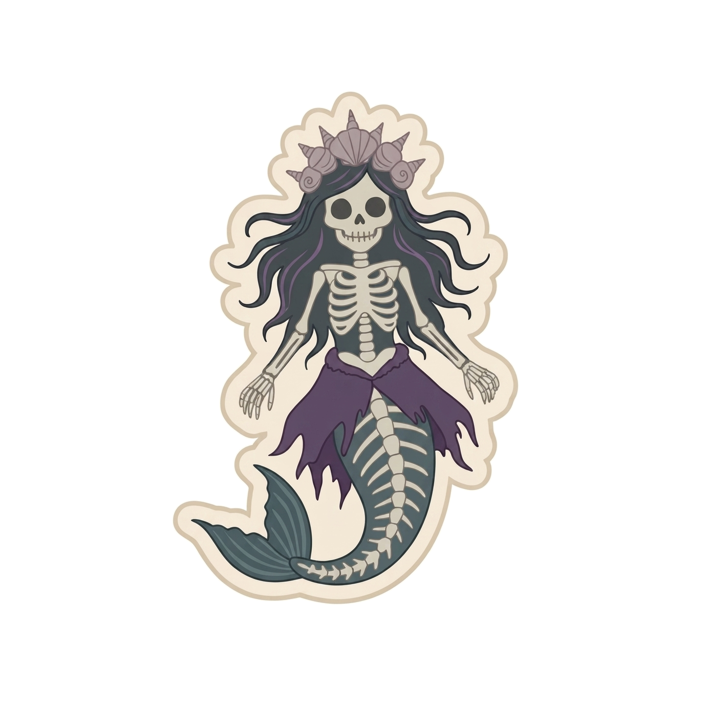 Skeleton Mermaid