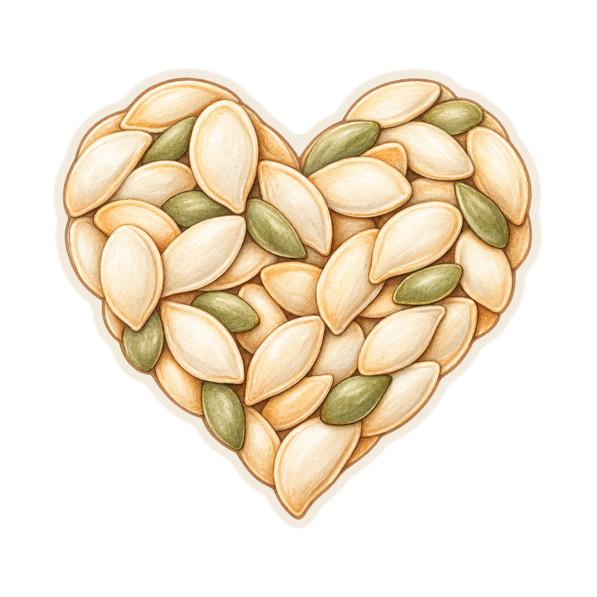 Pumpkin Seed Heart