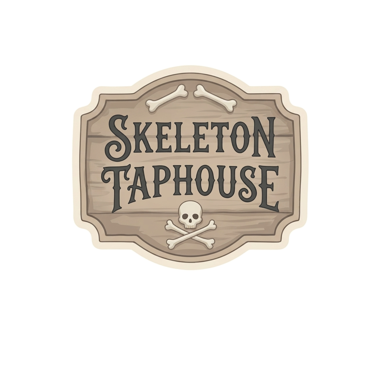 Skeleton Taphouse Sign
