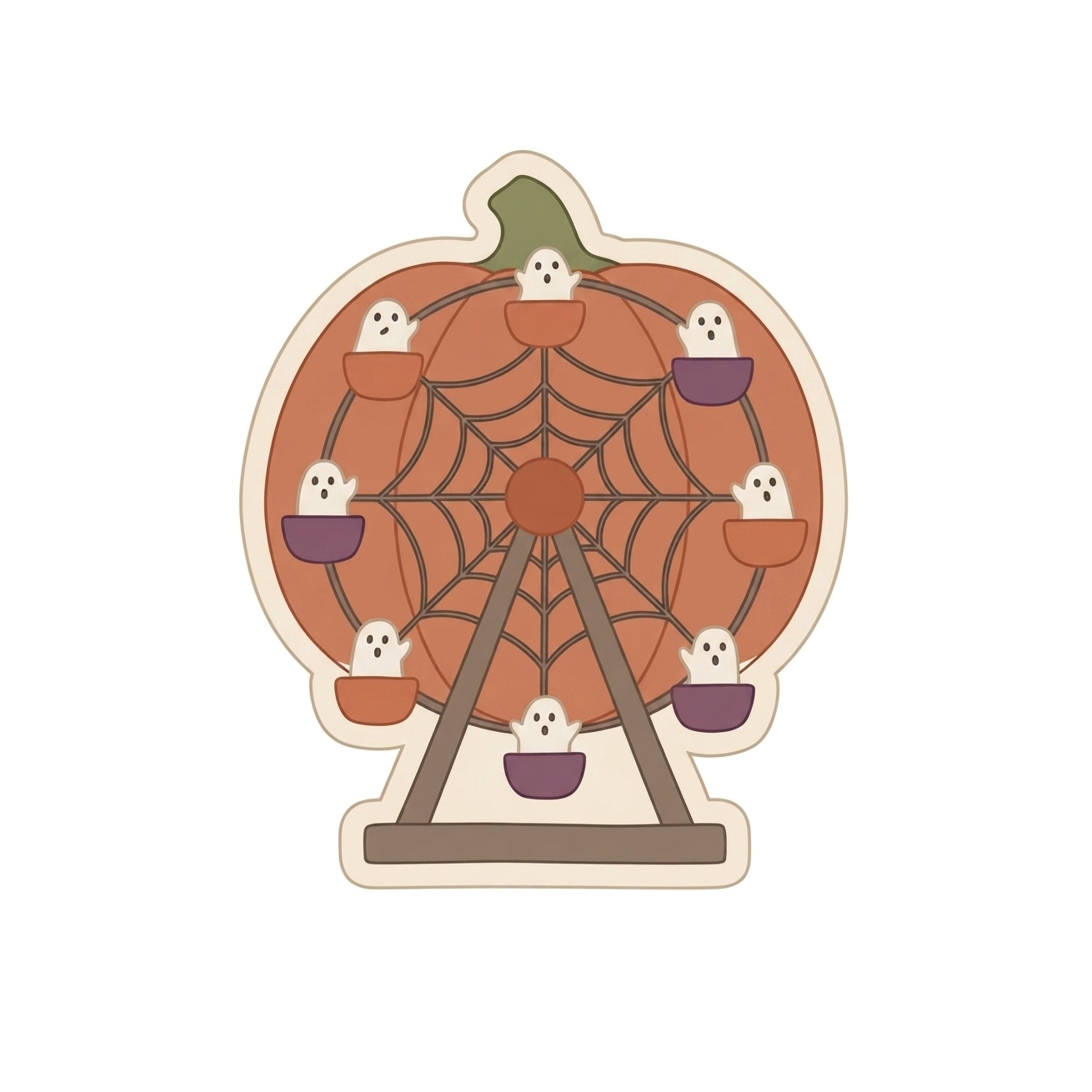 Pumpkin Ghost Ferris Wheel