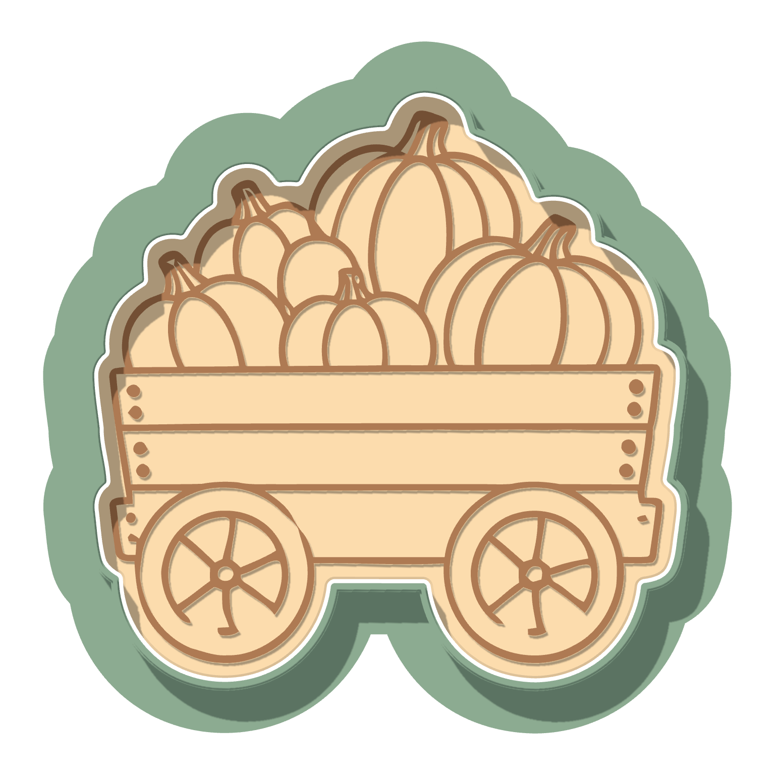 Pumpkin Wagon · Cutter + Stamp